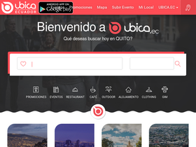 'ubica.ec' screenshot