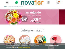 'novaflor.com.br' screenshot