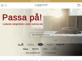 'sangvaruhuset.se' screenshot