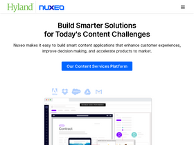 'nuxeo.com' screenshot
