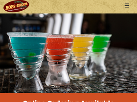 'hopsndrops.com' screenshot