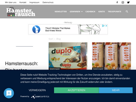 'hamsterrausch.de' screenshot