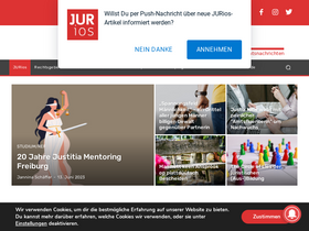 'jurios.de' screenshot