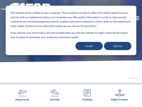 'sfairport.com' screenshot