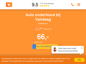 'serviceright-autos.nl' screenshot