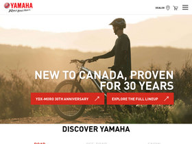 'yamaha-motor.ca' screenshot