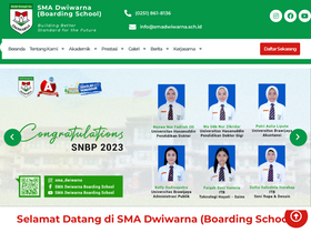 'smadwiwarna.sch.id' screenshot