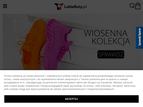 'lubiebuty.pl' screenshot