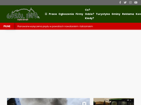 'goral.info.pl' screenshot