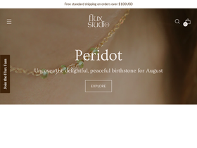 shopfluxstudio.com homepage screenshot