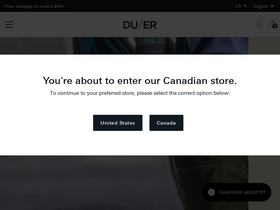'duer.ca' screenshot