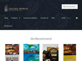 'ciggiesworld.ch' screenshot