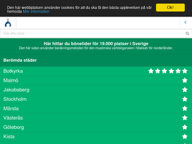 'bonetider.nu' screenshot
