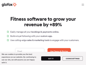 'glofox.com' screenshot