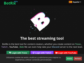 'botrix.live' screenshot