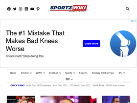 'sportzwiki.com' screenshot