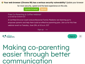 'talkingparents.com' screenshot