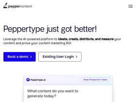 Peppertype.ai - Unleash AI-driven content creation, editing, and SEO optimization effortlessly.