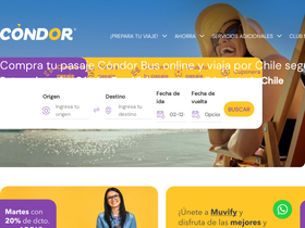 'condorbus.cl' screenshot