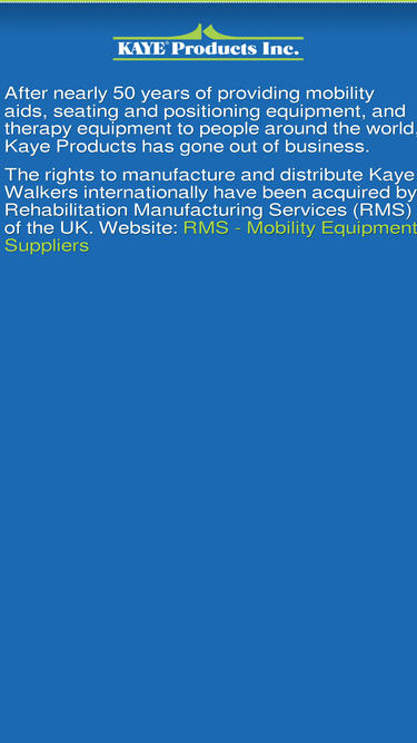 kayeproducts.com