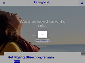 'flyingblue.nl' screenshot