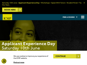 'icmp.ac.uk' screenshot