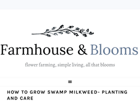'farmhouseandblooms.com' screenshot