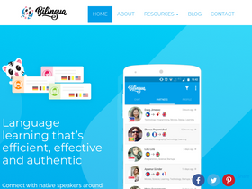 'bilingua.io' screenshot