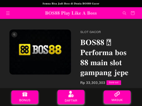 'bos88perak.com' screenshot