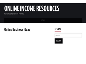 'onlineincomeresources.com' screenshot