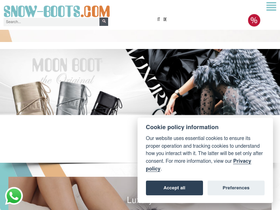 'snow-boots.com' screenshot