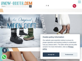 'snow-boots.com' screenshot