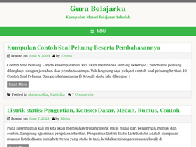 'gurubelajarku.com' screenshot