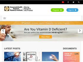 'daction.grassrootshealth.net' screenshot