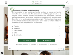 'zentrum-der-gesundheit.de' screenshot