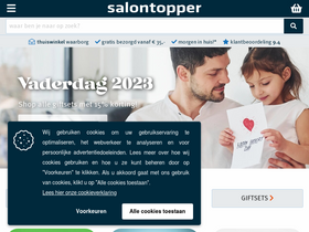'salontopper.nl' screenshot