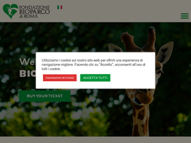 'bioparco.it' screenshot