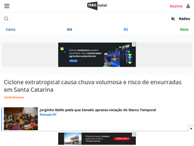 'nsctotal.com.br' screenshot