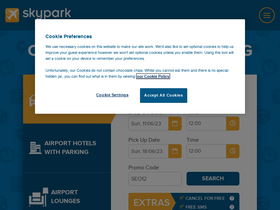 'skyparksecure.com' screenshot