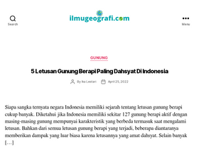 'ilmugeografi.com' screenshot