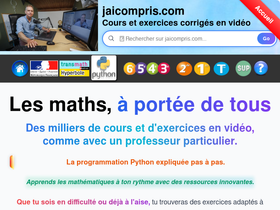 'jaicompris.com' screenshot