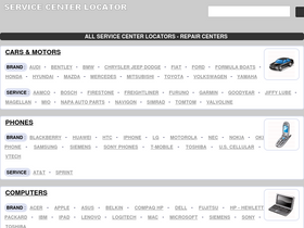 'service-center-locator.com' screenshot