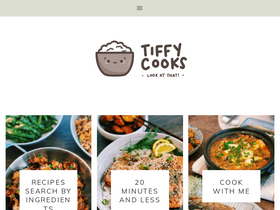 'tiffycooks.com' screenshot