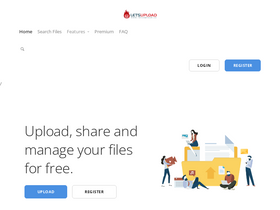 'letsupload.io' screenshot