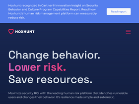 'hoxhunt.com' screenshot