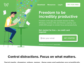 'freedom.to' screenshot