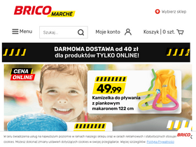 'bricomarche.pl' screenshot