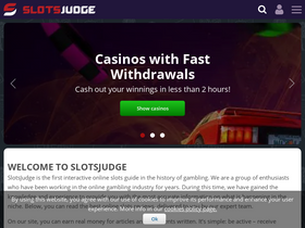 'slotsjudge.com' screenshot