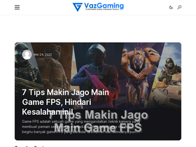 'vazgaming.com' screenshot