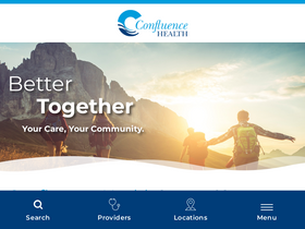 'confluencehealth.org' screenshot